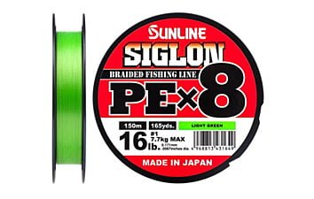 Шнур Sunline Siglon PE x8 150 м 0,171 мм 7,7 кг