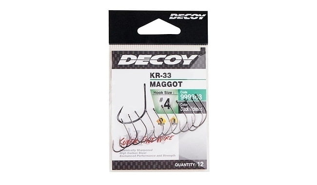 Крючки Decoy KR-33 Maggot №4 - фото 1