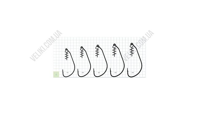Крючки Gurza Swim Bait Hook K-1311 №4/0 - дополнительное фото 1