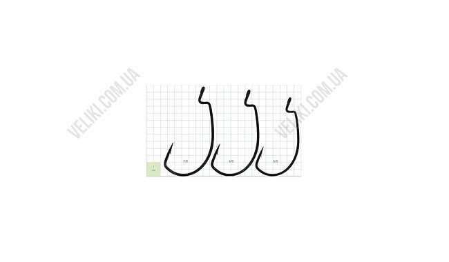 Крючки Gurza Shank Magna EWG № 5/0 - дополнительное фото 1