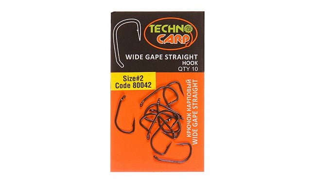 Крючок Технокарп Wide Gape Straight №2 - фото 1