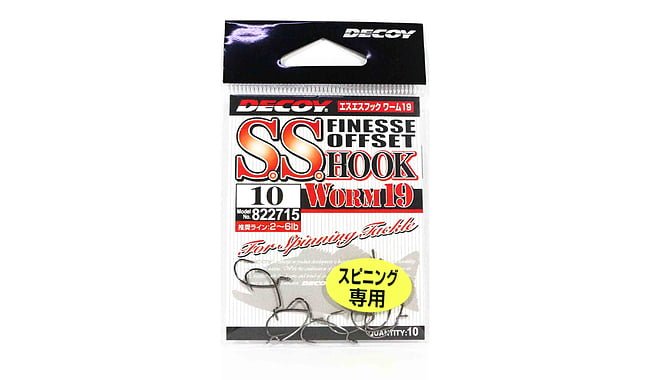 Гачок Decoy Finesse SS Hook Worm 19 №10 - фото 1