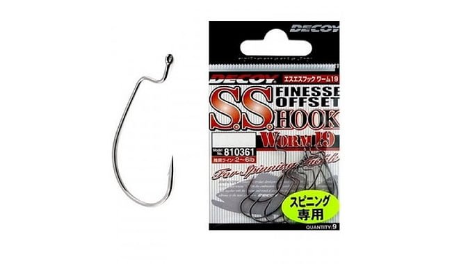 Гачок Decoy Finesse SS Hook Worm 19 №6 - фото 1