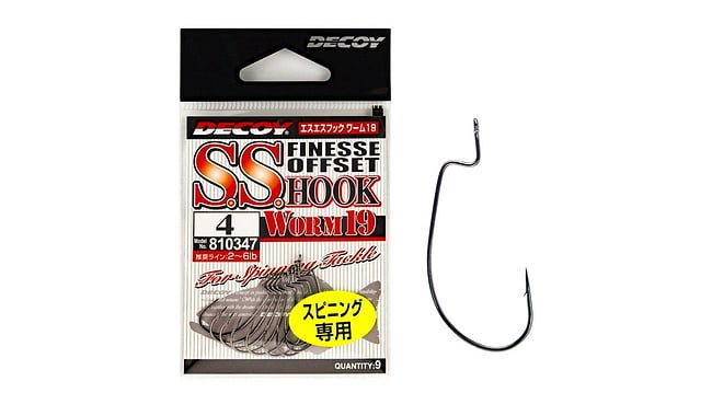 Крючок Decoy Finesse S.S. Hook Worm 19 №4 - фото 1