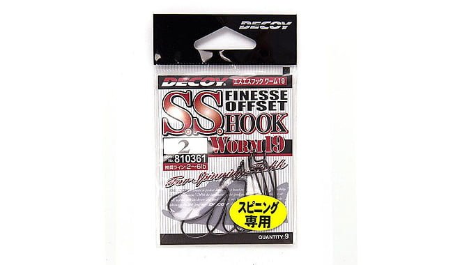 Крючок Decoy Finesse S.S. Hook Worm 19 №2 - фото 1
