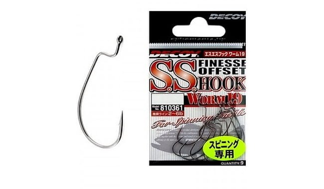 Гачок Decoy Finesse SS Hook Worm 19 №8 - фото 1
