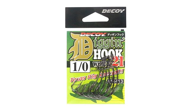 Гачок Decoy Worm 21 Digging Hook №1 / 0 - фото 1