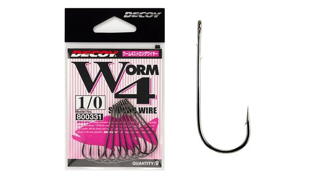 Гачок Decoy Worm 4 Strong Wire №1 / 0 - фото 1