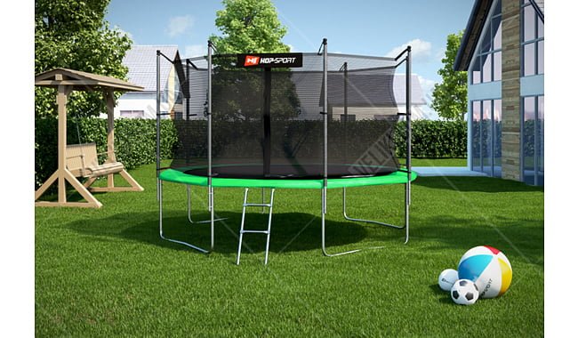 Батут Hop-Sport 12ft (366 см) з внутрішньої сіткою - дополнительное фото 2