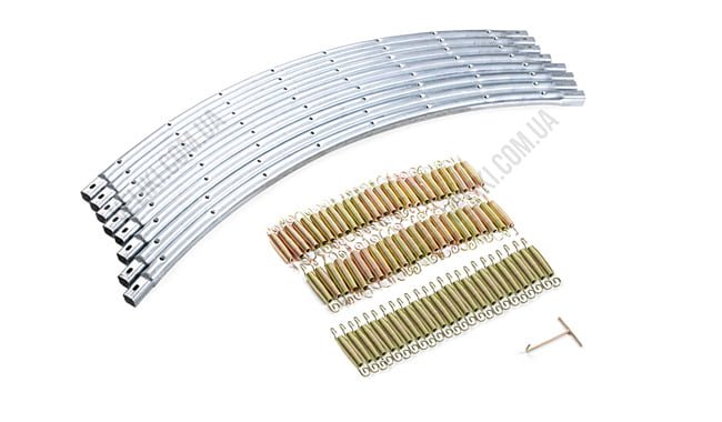 Батут Hop-Sport 12ft (366 см) з внутрішньої сіткою - дополнительное фото 9