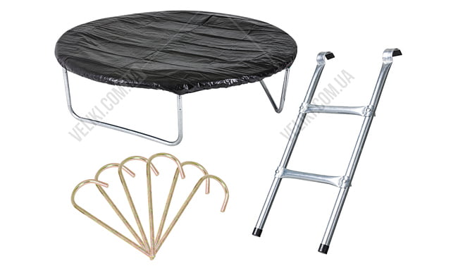 Батут Hop-Sport 12ft (366 см) з внутрішньої сіткою - дополнительное фото 12