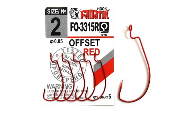 Крючок Fanatik FO-3315R №1/0 - фото 1