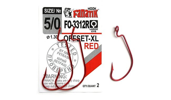 Гачок Fanatik FO-3312R XL №5 / 0 - фото 1