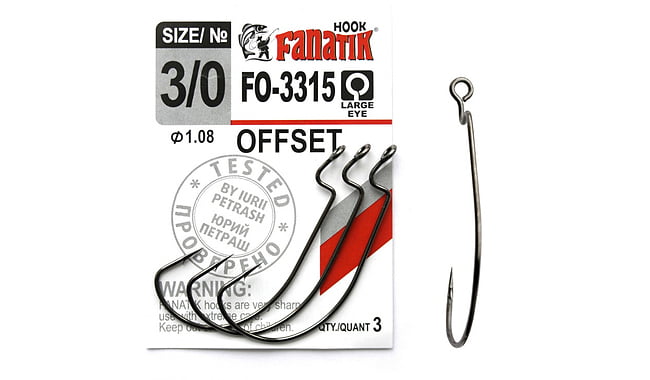 Крючок Fanatik FO-3315 №3/0 - фото 1