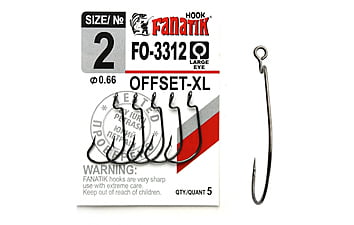 Крючок Fanatik FO-3312 №3/0 XL