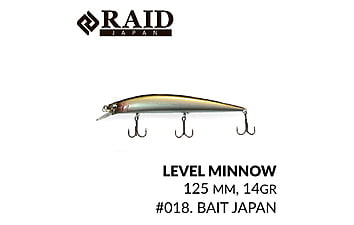 Воблер Raid Level Minnow 125 мм 14 г