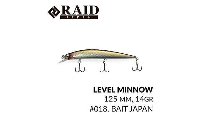 Воблер Raid Level Minnow 125 мм 14 г - фото 5