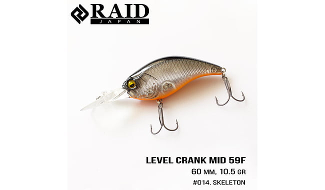 Воблер Raid Level Crank Mid 59,5 мм 10,5 г - фото 5
