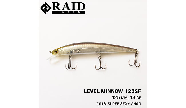 Воблер Raid Level Minnow 125 мм 14 г - фото 6