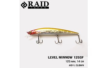 Воблер Raid Level Minnow 125 мм 14 г