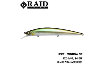 Воблер Raid Level Minnow 125mm 14g