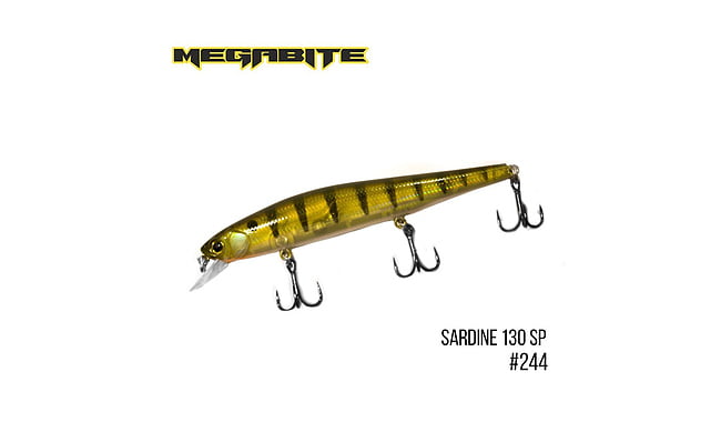 Воблер Megabite Sardine 130SP 130 mm 197 g 18 m - фото 1