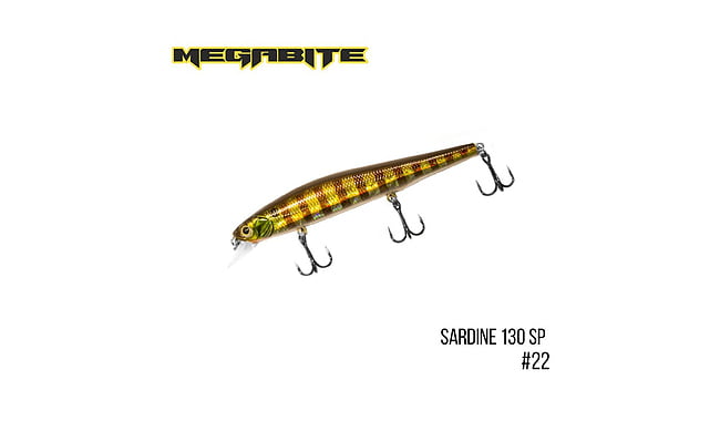 Воблер Megabite Sardine 130SP 130 mm 197 g 18 m - фото 2