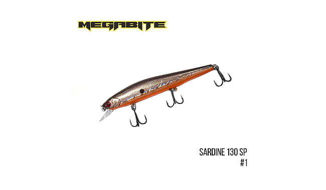 Воблер Megabite Sardine 130SP 130 mm 197 g 18 m - фото 6