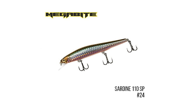 Воблер Megabite Sardine 110SP 110 mm 137 g 12 m - фото 2