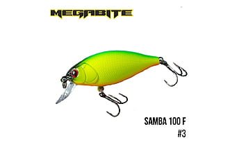 Воблер Megabite Samba 100 F 60 mm 125 g 1 m