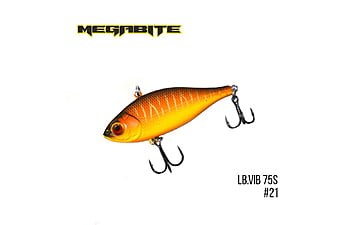 Воблер Megabite LB VIB 75 S Sinking 75 mm 21 g 8 m