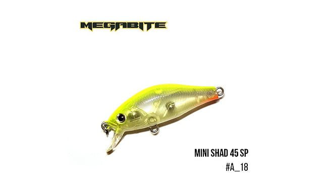 Воблер Megabite Mini Shad 45 SP 45 мм 4,3 г - фото 3