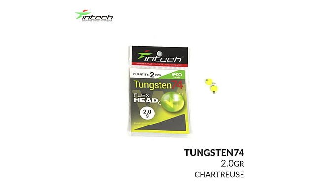 Груз Intech Tungsten 74 Gloss Chartreuse UV 2.0g - фото 1