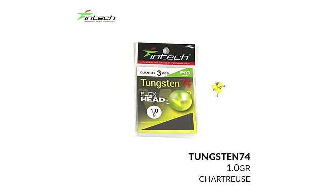 Груз Intech Tungsten 74 Gloss Chartreuse UV 1.0g - фото 1