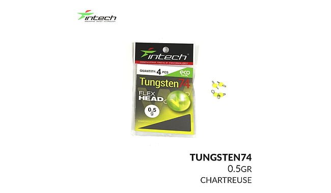 Груз Intech Tungsten 74 Gloss Chartreuse UV 0.5g - фото 1