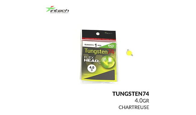 Груз Intech Tungsten 74 Gloss Chartreuse UV 4.0g - фото 1