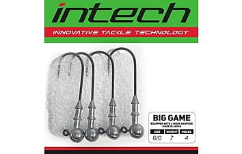 Джиг-головка Intech Big Game Puncher №6/0 35g 2шт