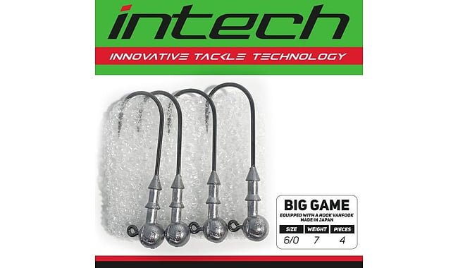 Джиг-головка Intech Big Game Puncher №6 / 0 12g 4шт - фото 1