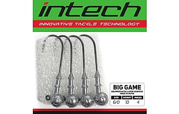 Джиг-головка Intech Big Game Puncher №6/0 10g 4шт