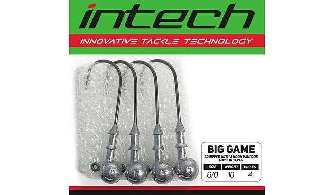 Джиг-головка Intech Big Game Puncher №6 / 0 10g 4шт - фото 1
