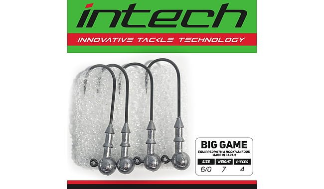 Джиг-головка Intech Big Game Puncher №6/0 7.0g 4шт - фото 1