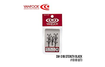 Крючки Vanfook DW-31B Stealth #10 8шт