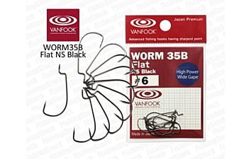 Гачки Vanfook WORM35B Flat NS # 02 8шт