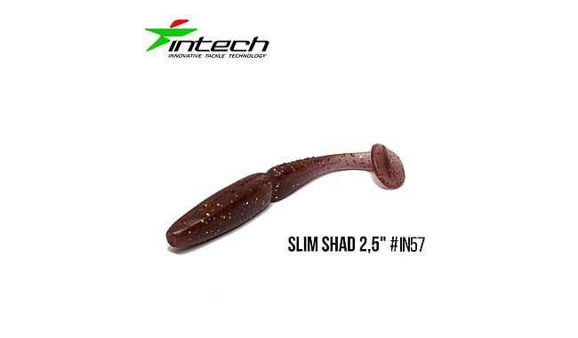 Виброхвост Intech Slim Shad 2.5", 12 шт - фото 13