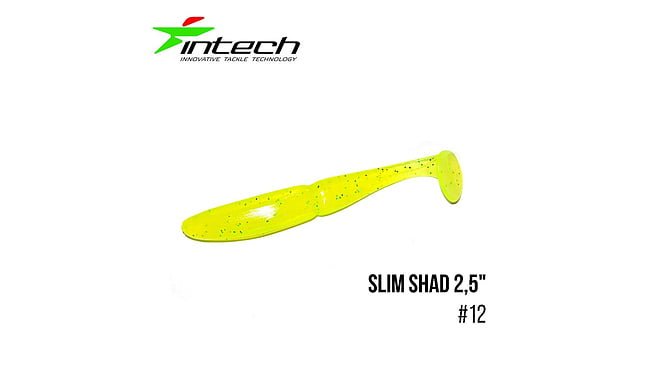 Виброхвост Intech Slim Shad 2.5", 12 шт - фото 14