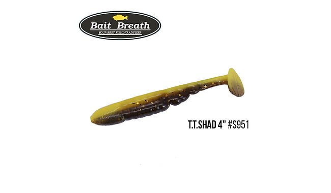 Виброхвост Bait Breath T.T.Shad 4.0", 6 шт - фото 1