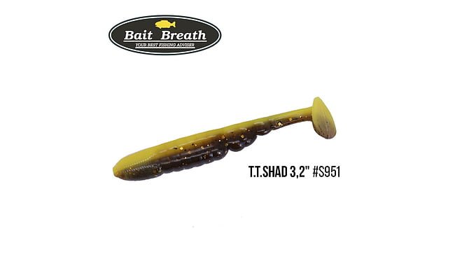 Виброхвост Bait Breath T.T.Shad 3.2", 7 шт - фото 4