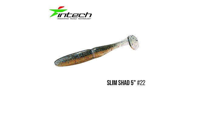 Приманка Intech Slim Shad 5 "5 шт - фото 1