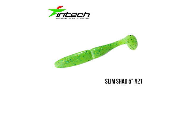 Виброхвост Intech Slim Shad 5.0", 5 шт - фото 6