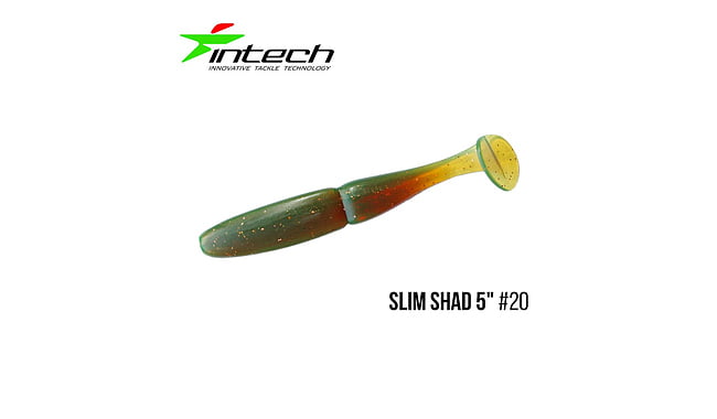 Виброхвост Intech Slim Shad 5.0", 5 шт - фото 7